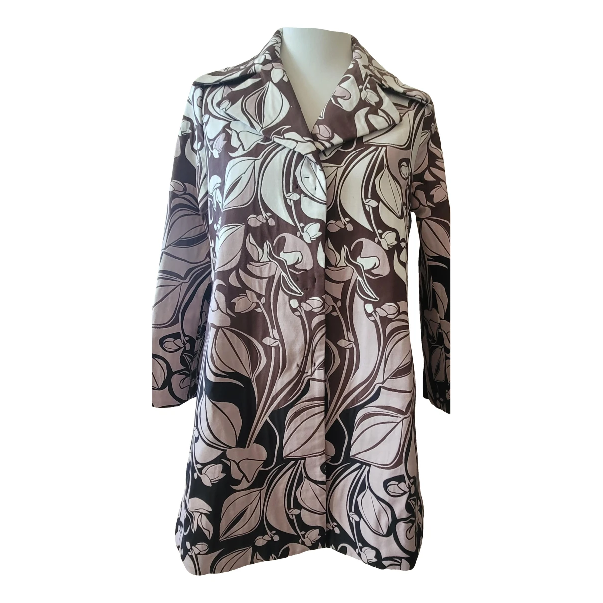 Pre-owned Dorothee Schumacher Coat In Multicolour