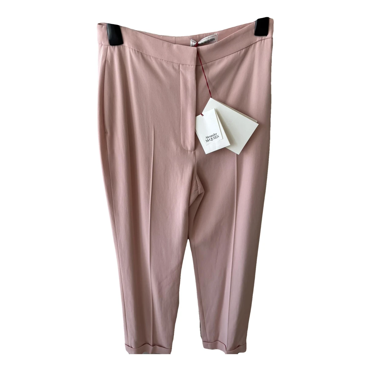 Pre-owned Alexander Mcqueen Carot Pants In Pink