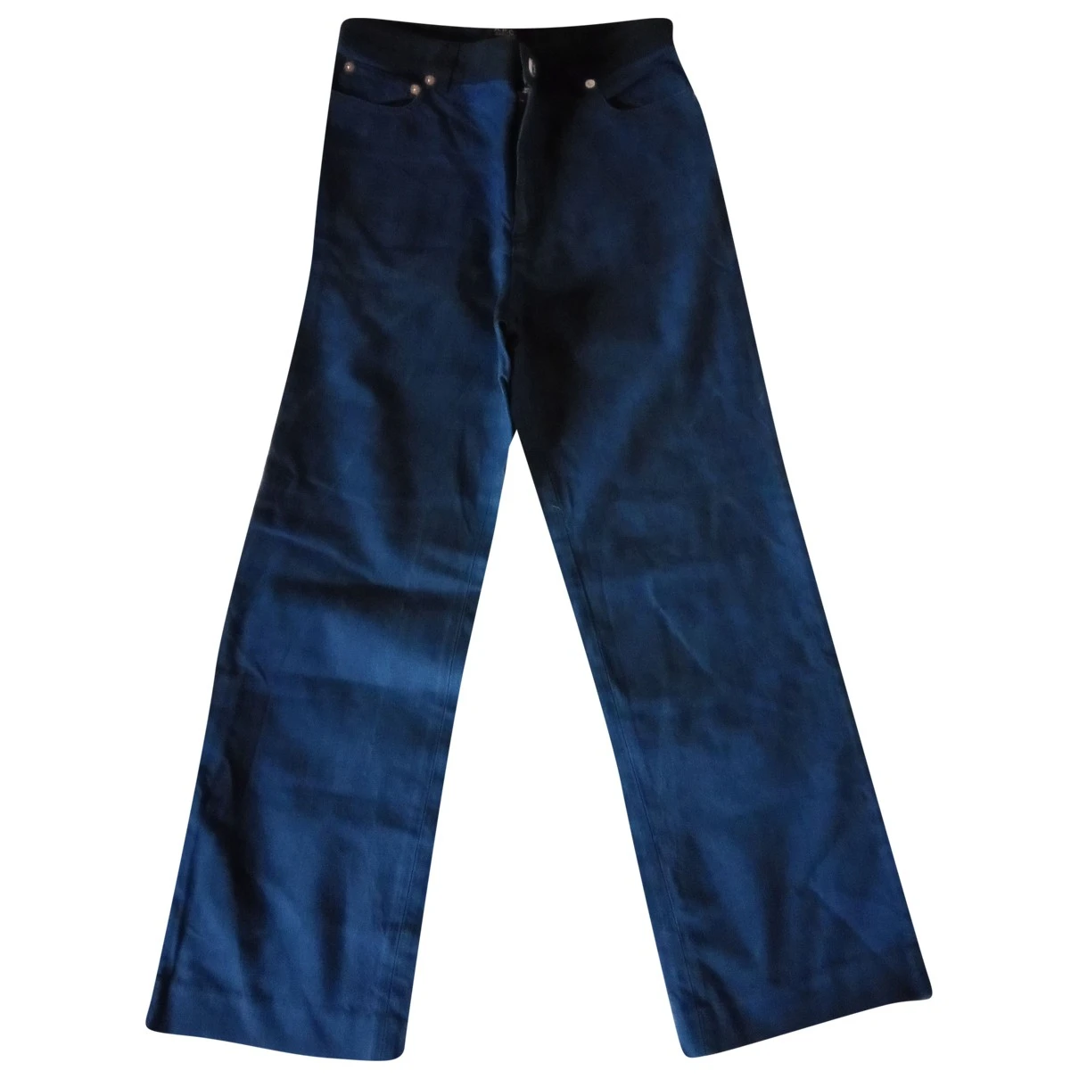 Pre-owned Apc Large Pants In Blue