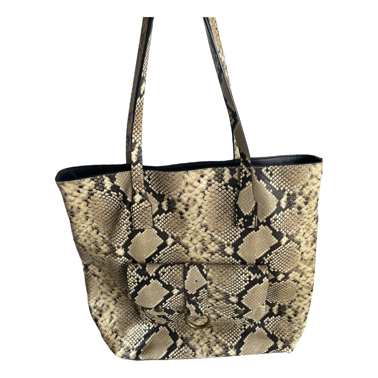 Pre-owned Zadig & Voltaire Leather Tote In Beige