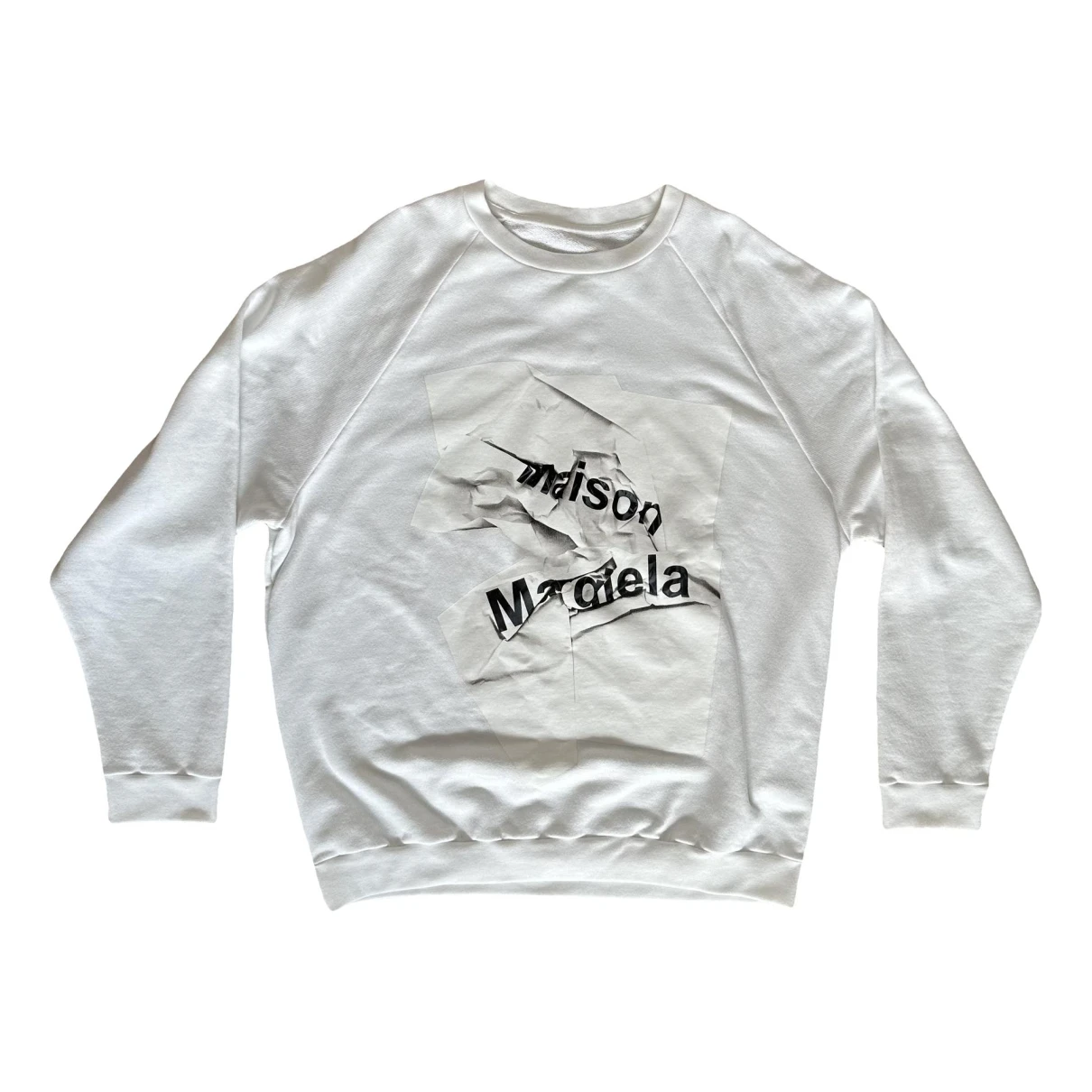Pre-owned Maison Margiela Sweatshirt In White