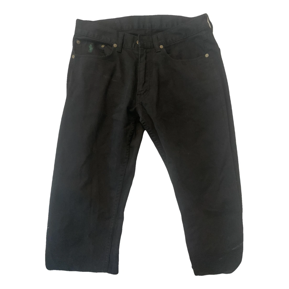 Pre-owned Polo Ralph Lauren Trousers In Black