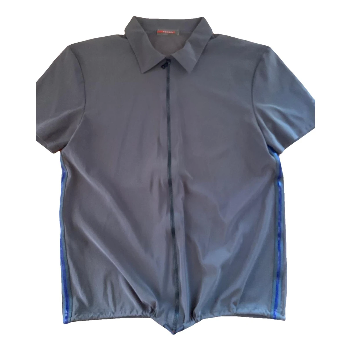 Pre-owned Prada Short Vest In Grey