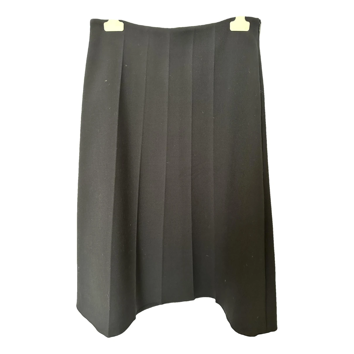 Pre-owned Roberto Musso Wool Mid-length Skirt In Black