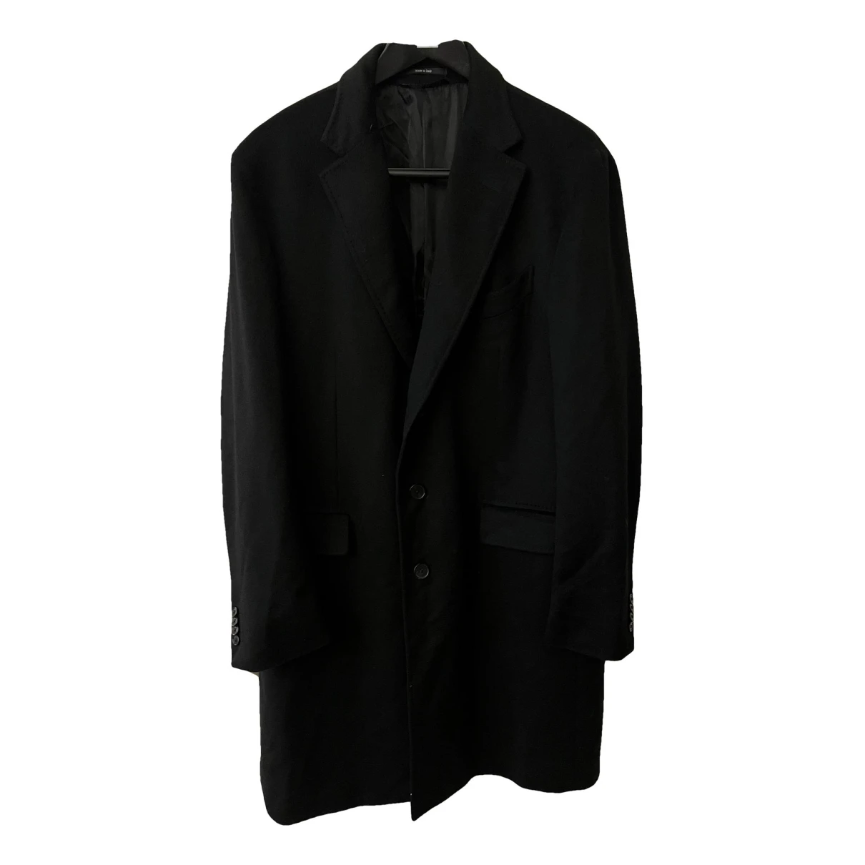 Pre-owned Ermenegildo Zegna Cashmere Coat In Black