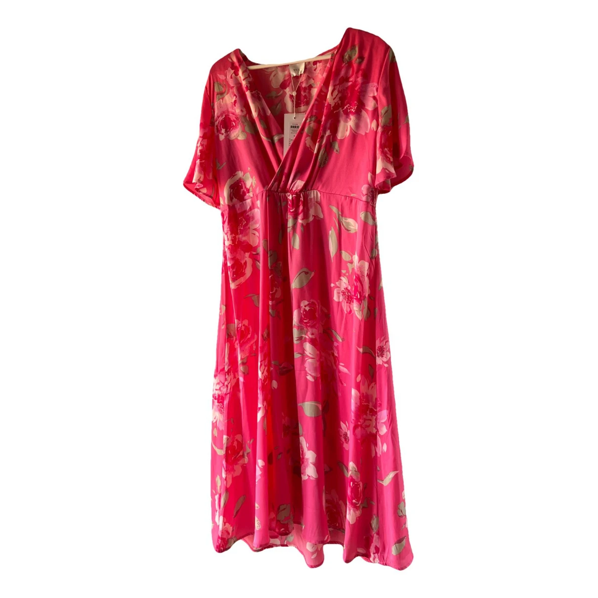 Pre-owned Vila Maxi Dress In Pink