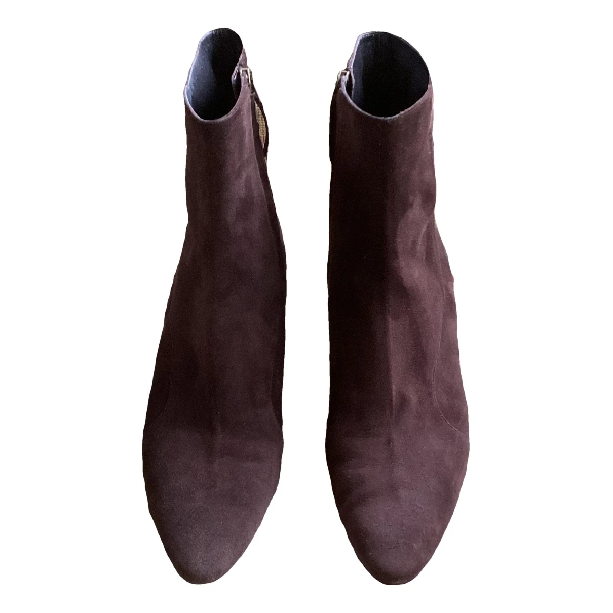 Pre-owned Manolo Blahnik Boots In Brown