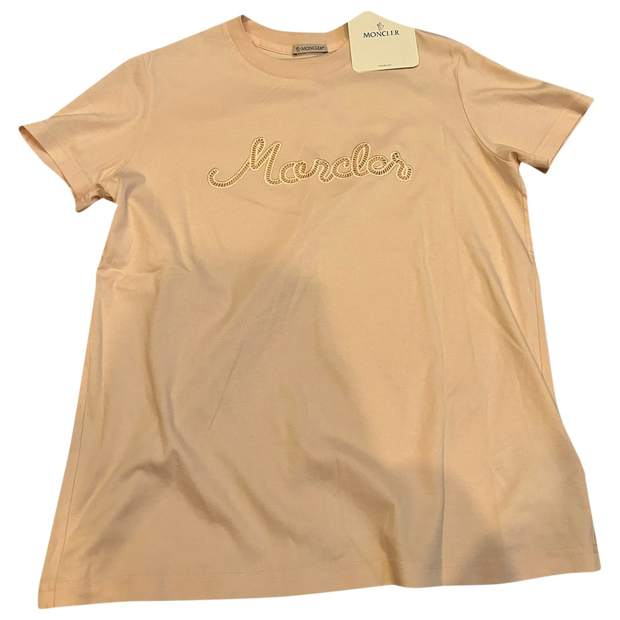 Pre-owned Moncler T-shirt In Pink