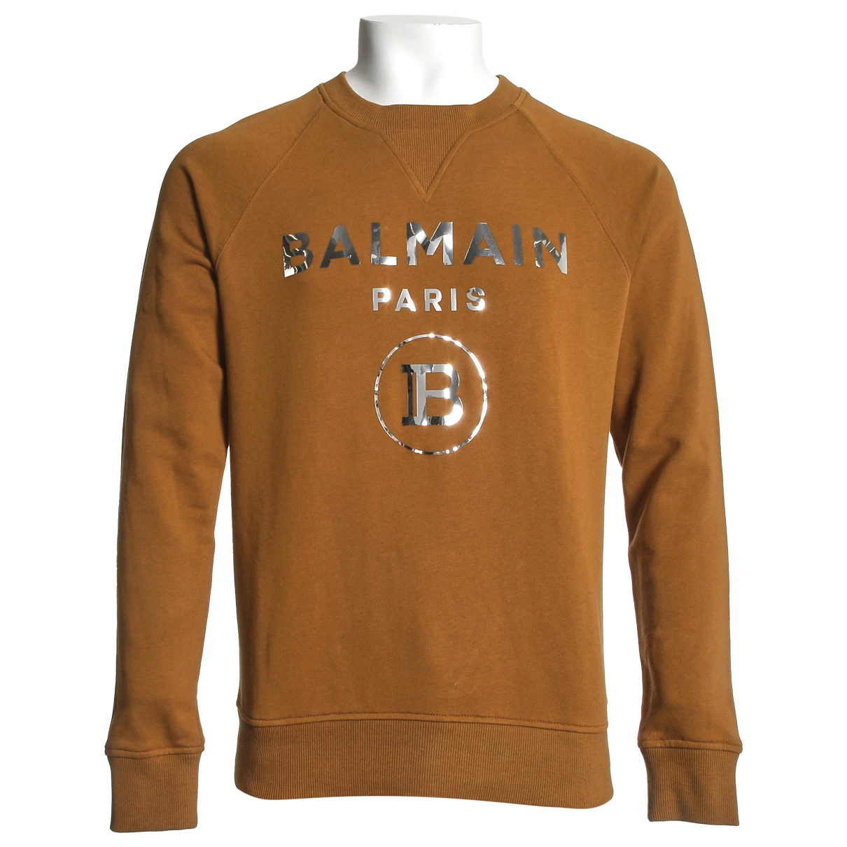 Pre-owned Balmain Sweatshirt In Camel