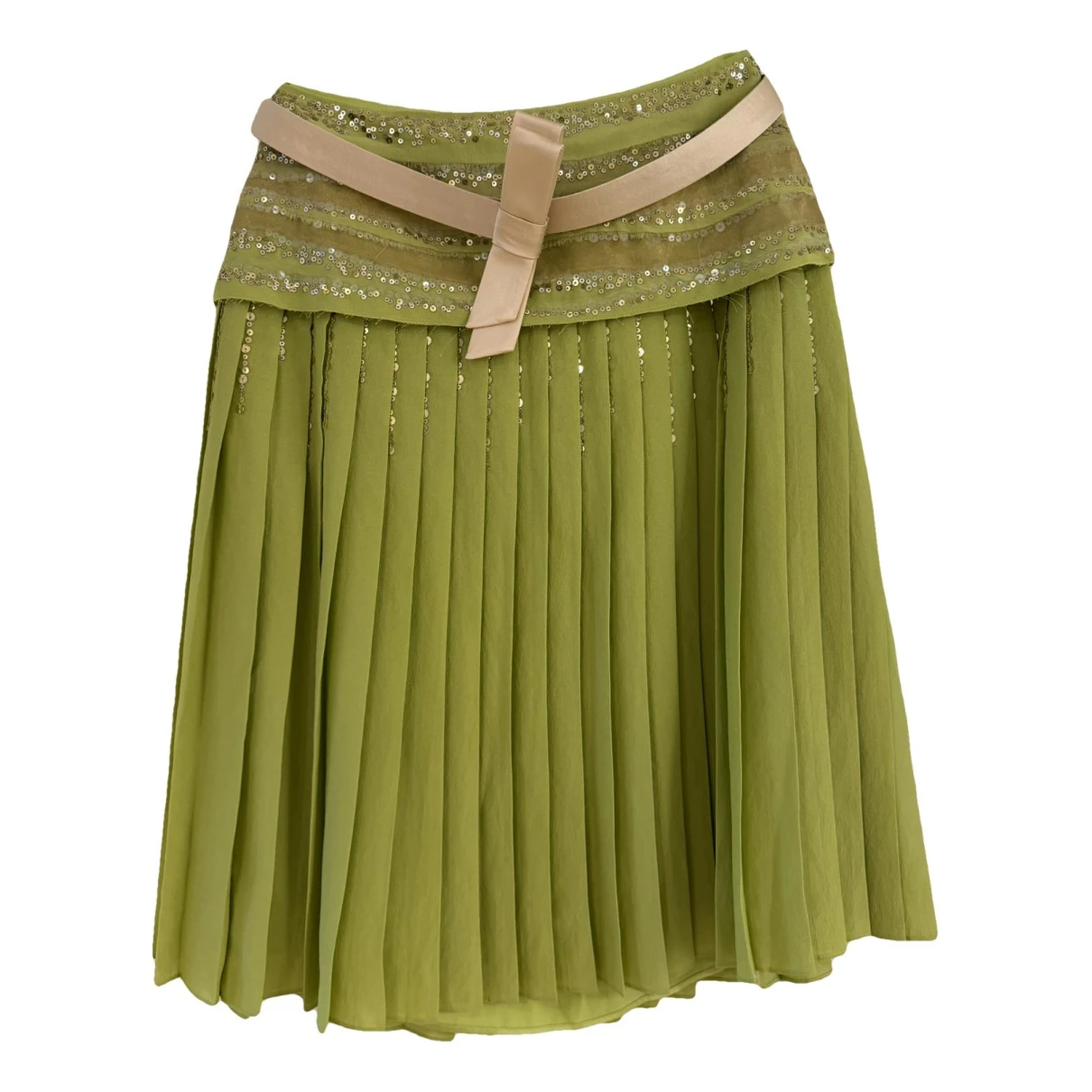 Pre-owned Escada Skirt In Green