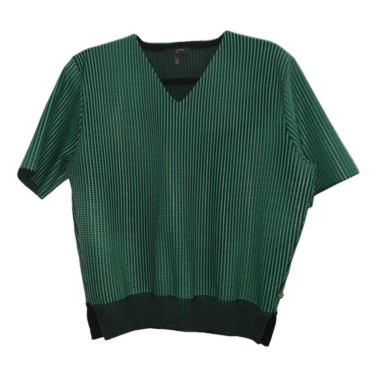 Pre-owned Louis Vuitton Wool T-shirt In Green