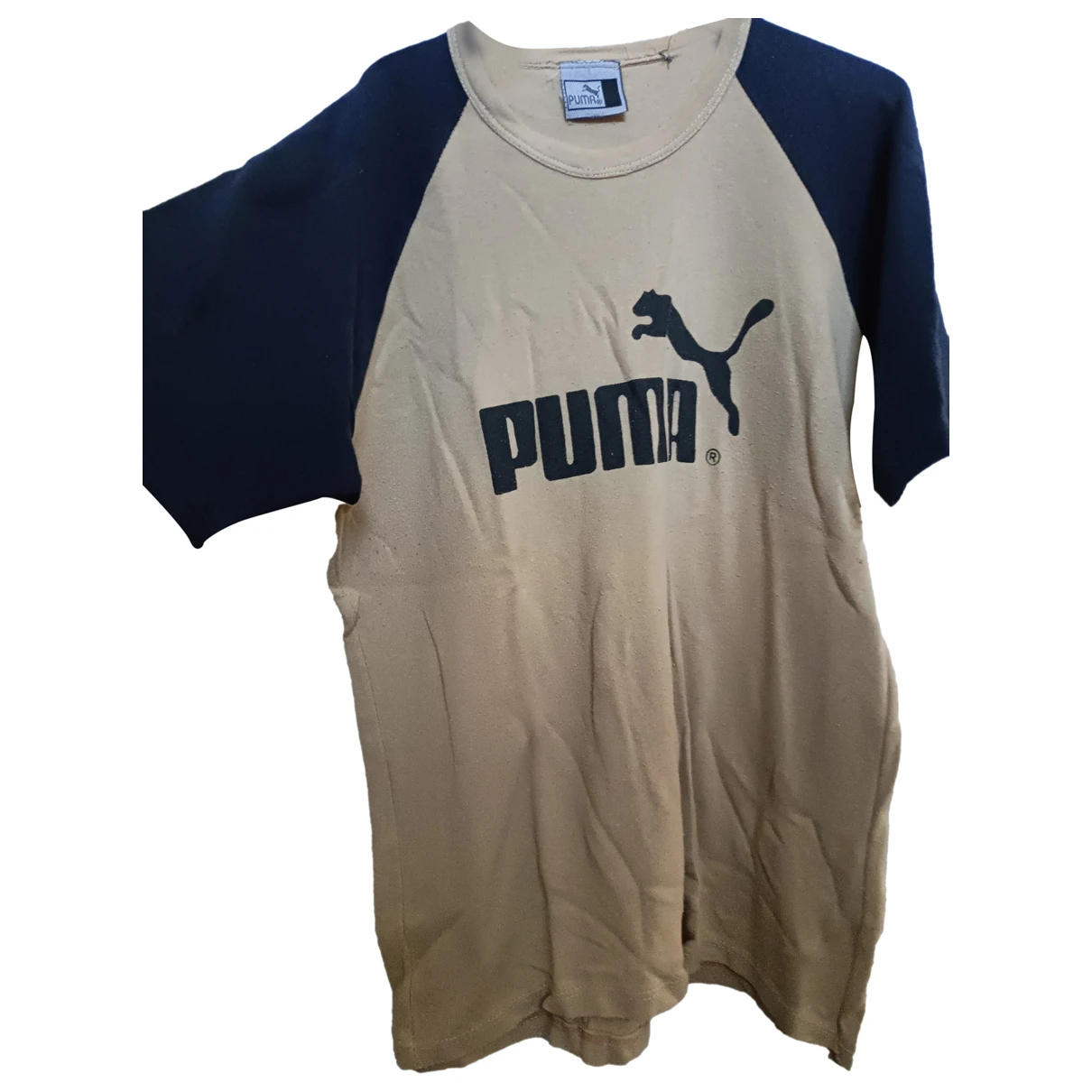 Pre-owned Puma T-shirt In Beige