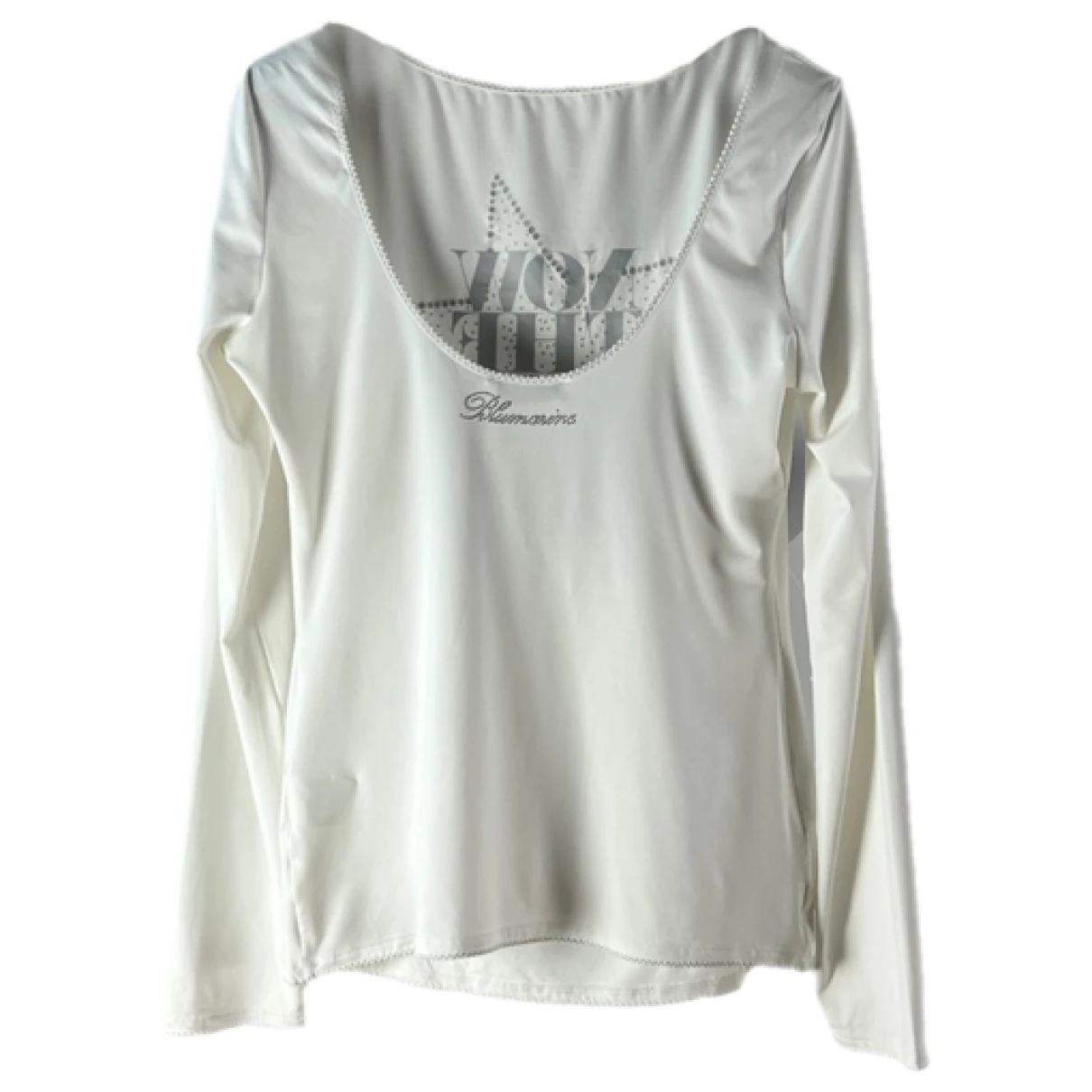 Pre-owned Blumarine Blouse In White