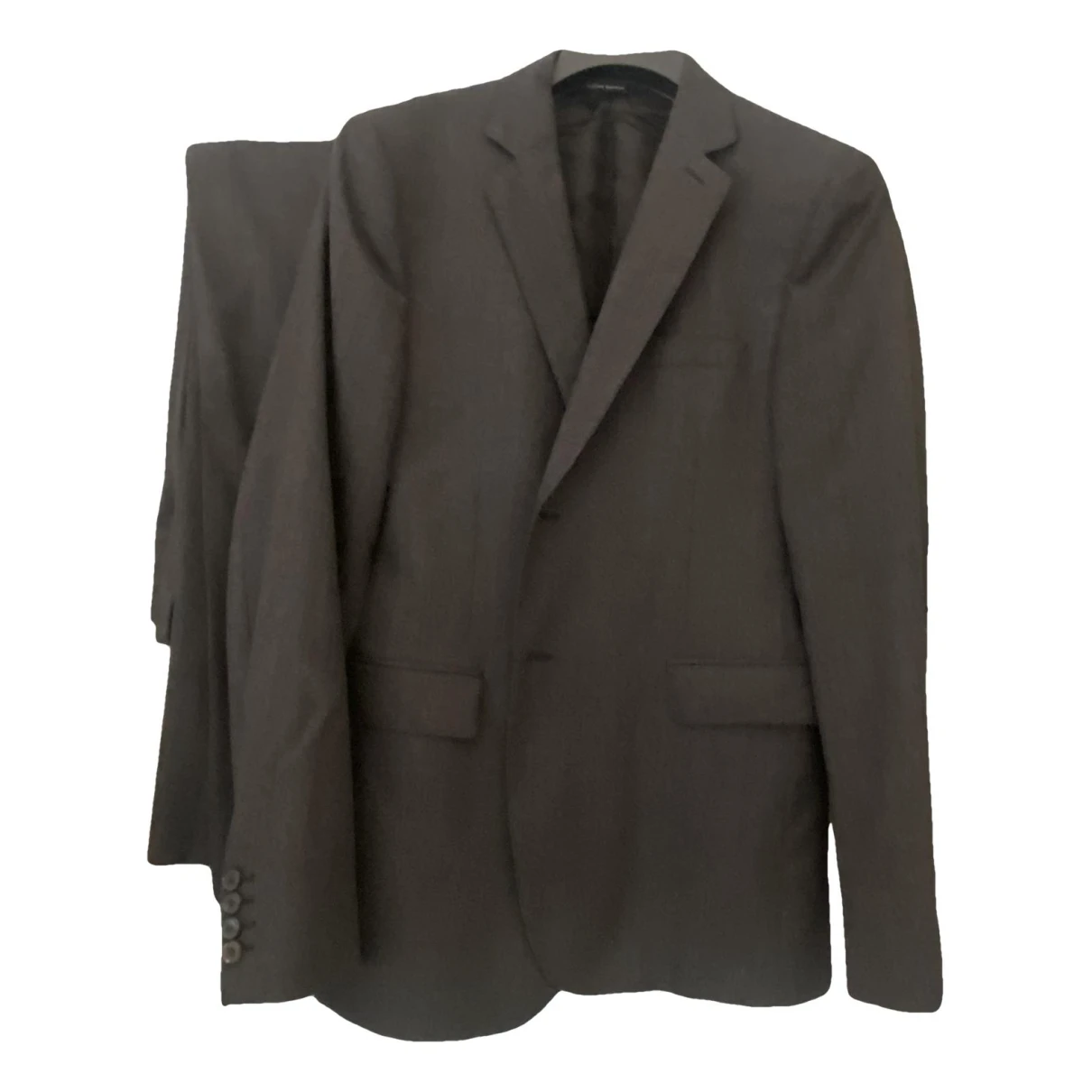 Pre-owned Costume National Wool Suit In Anthracite
