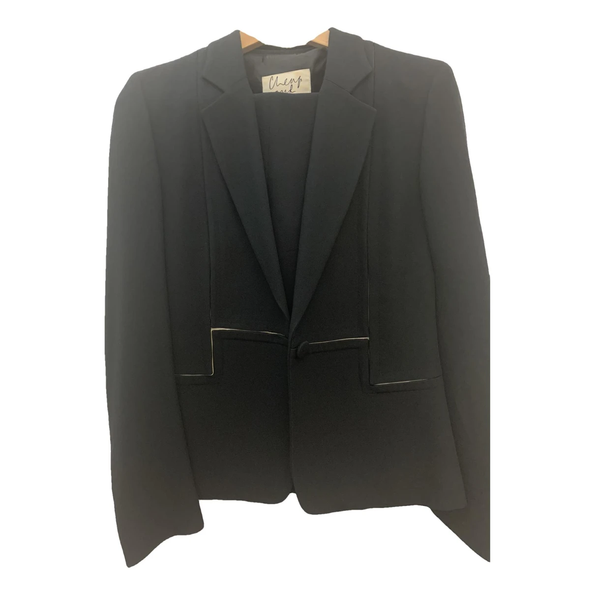 Pre-owned Moschino Cheap And Chic Suit Jacket In Black