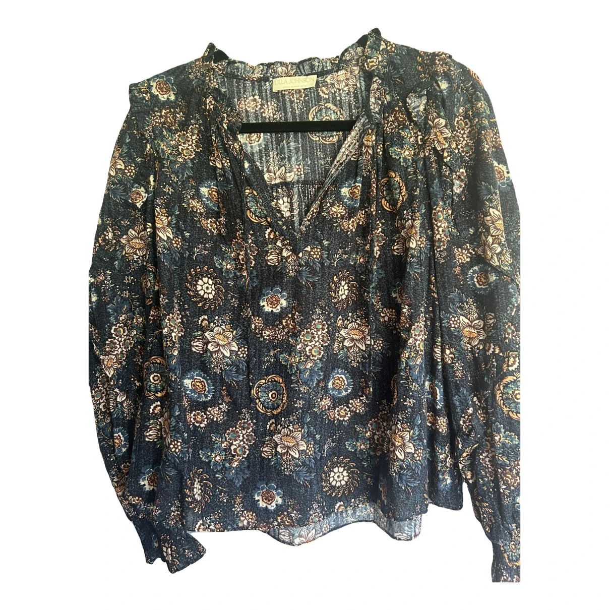 Pre-owned Ulla Johnson Blouse In Blue