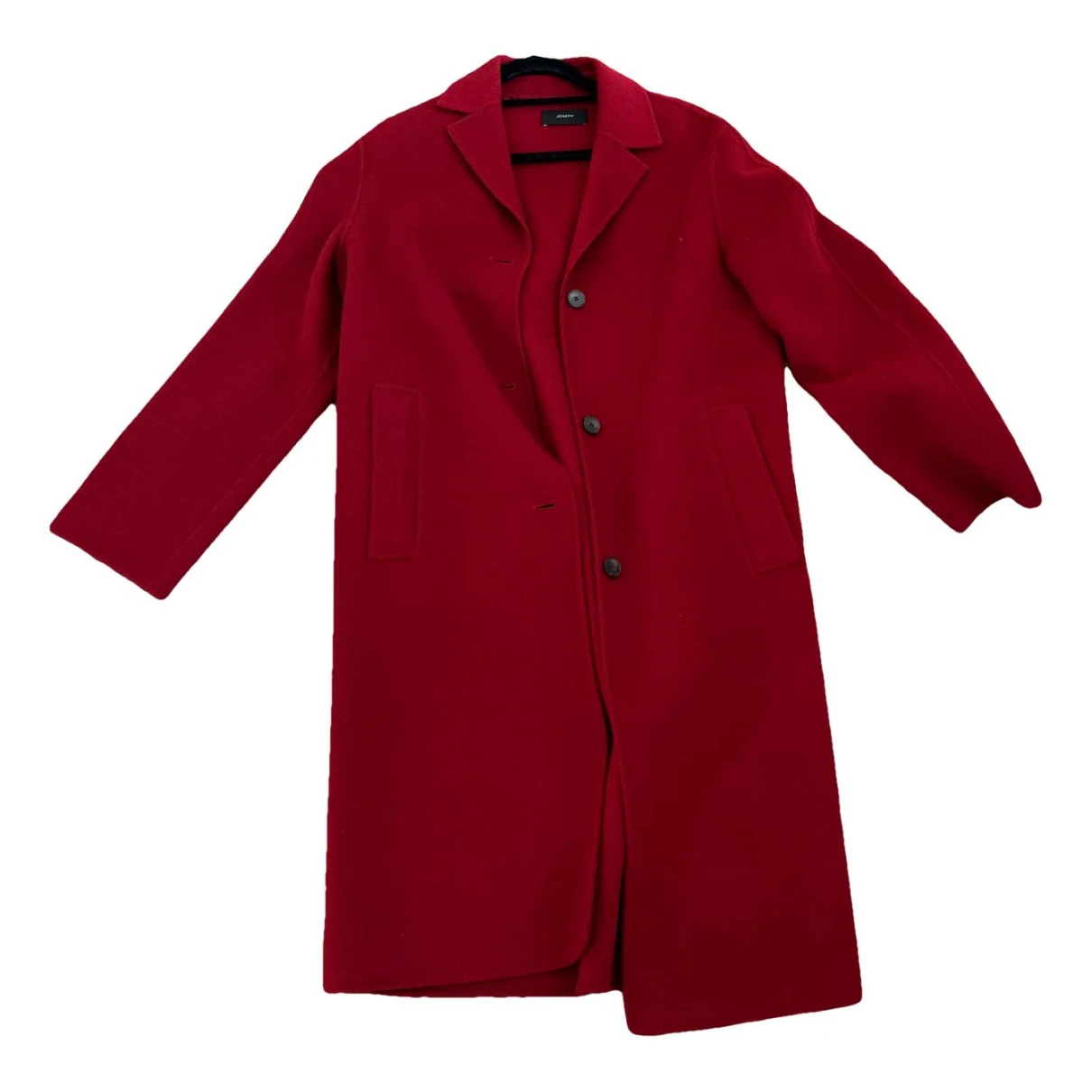 Pre-owned Joseph Wool Coat In Red