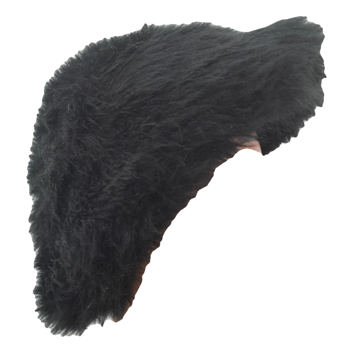 Pre-owned Junya Watanabe Faux Fur Hat In Black