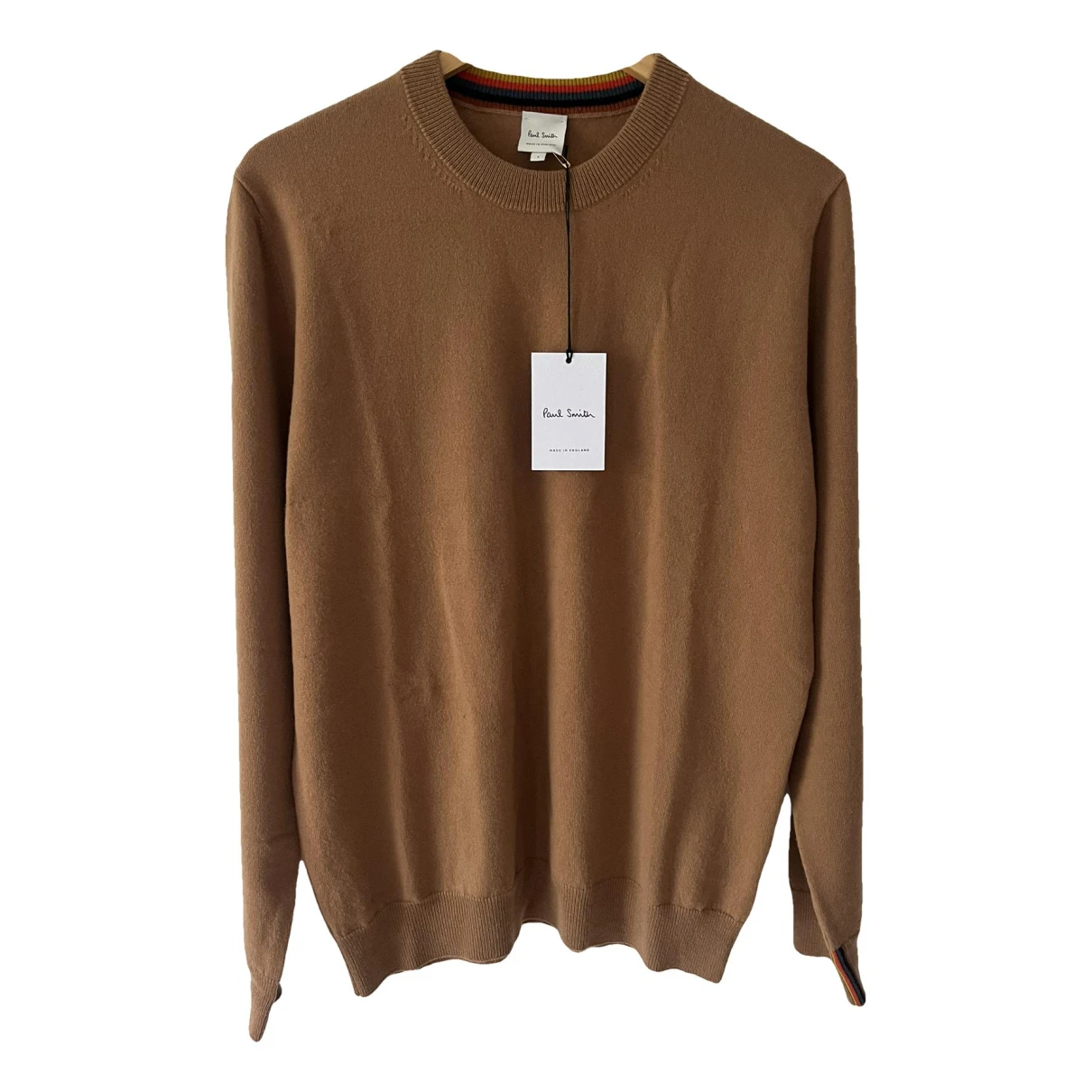 Pre-owned Paul Smith Cashmere Pull In Camel