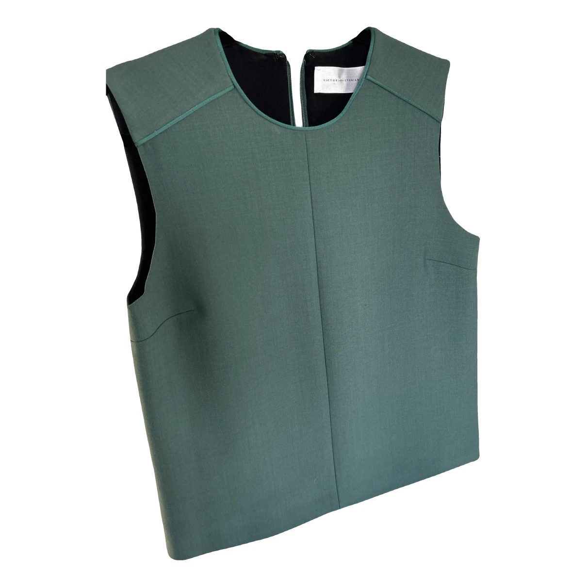 Pre-owned Victoria Beckham Tunic In Green