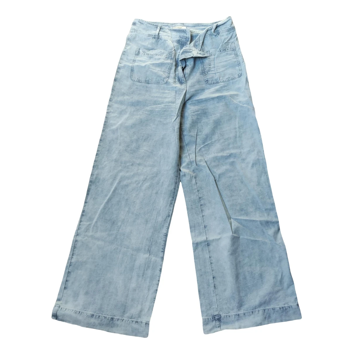 Pre-owned Sessun Large Pants In Blue