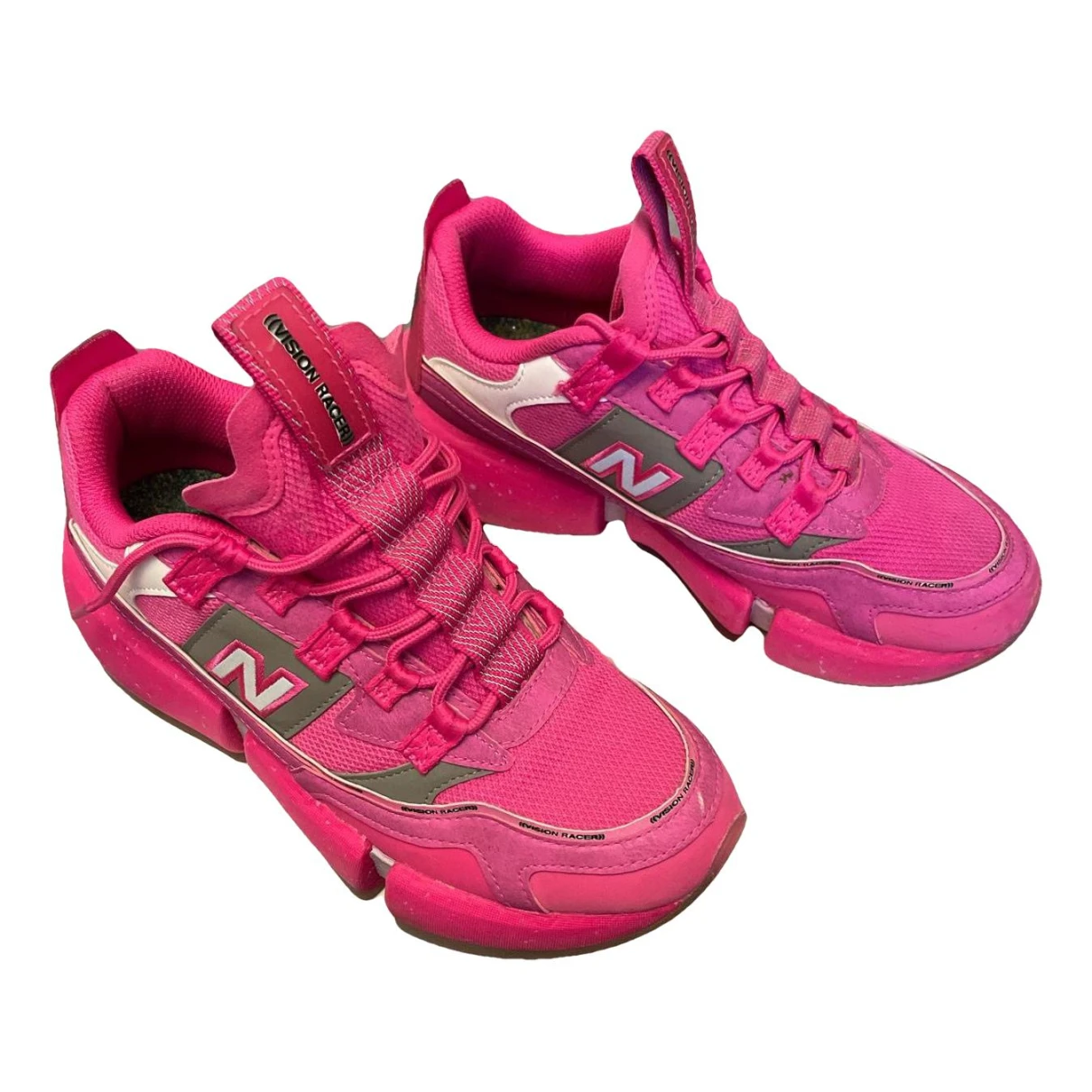 Pre-owned New Balance Vision Racer X Jaden Smith Trainers In Pink