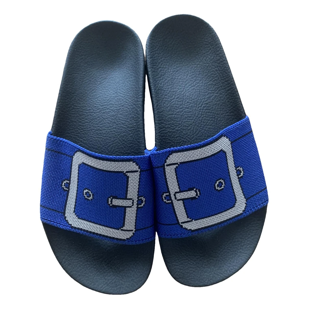 Pre-owned Marni Mules In Blue