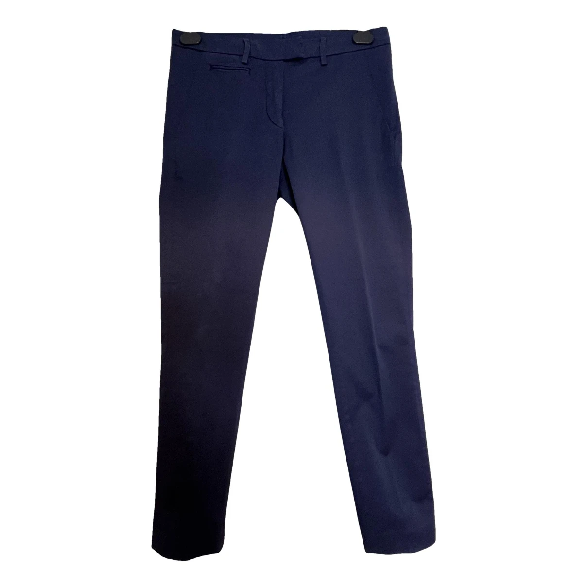 Pre-owned Dondup Slim Pants In Blue