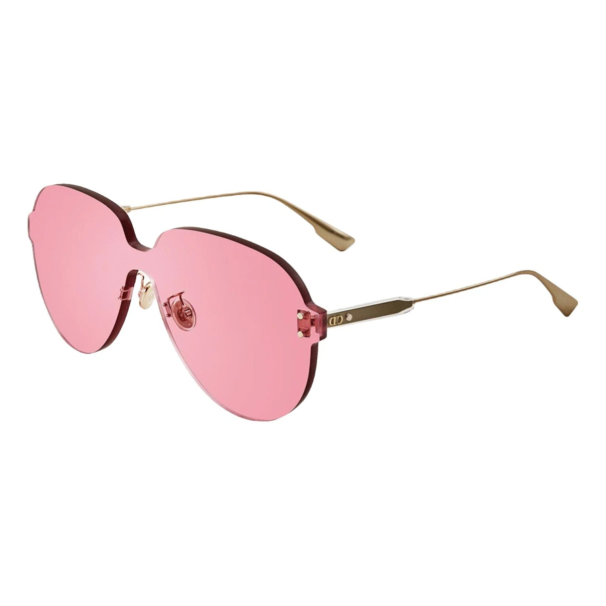 Pre-owned Dior Color Quake 3 Oversized Sunglasses In Pink