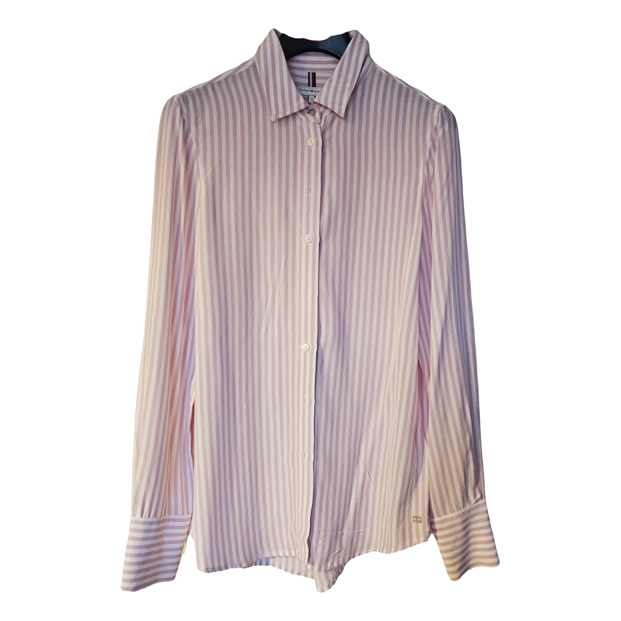 Pre-owned Tommy Hilfiger Silk Shirt In White