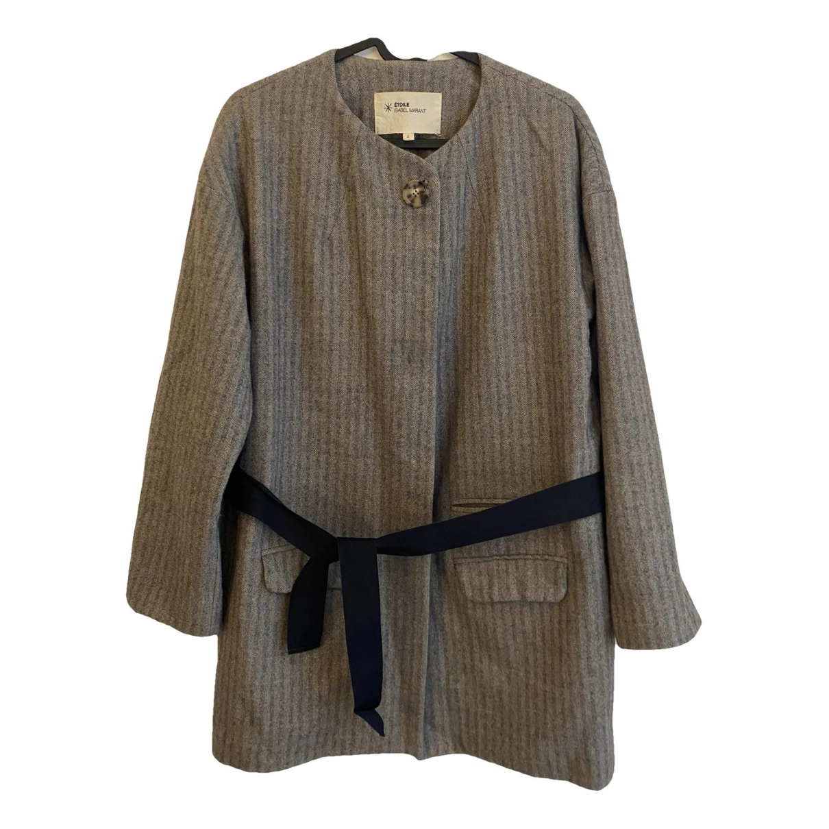 Pre-owned Isabel Marant Étoile Wool Blazer In Grey