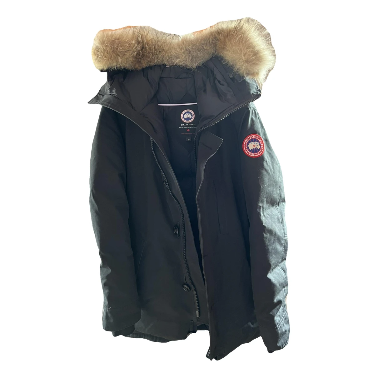 Pre-owned Canada Goose Parka In Black