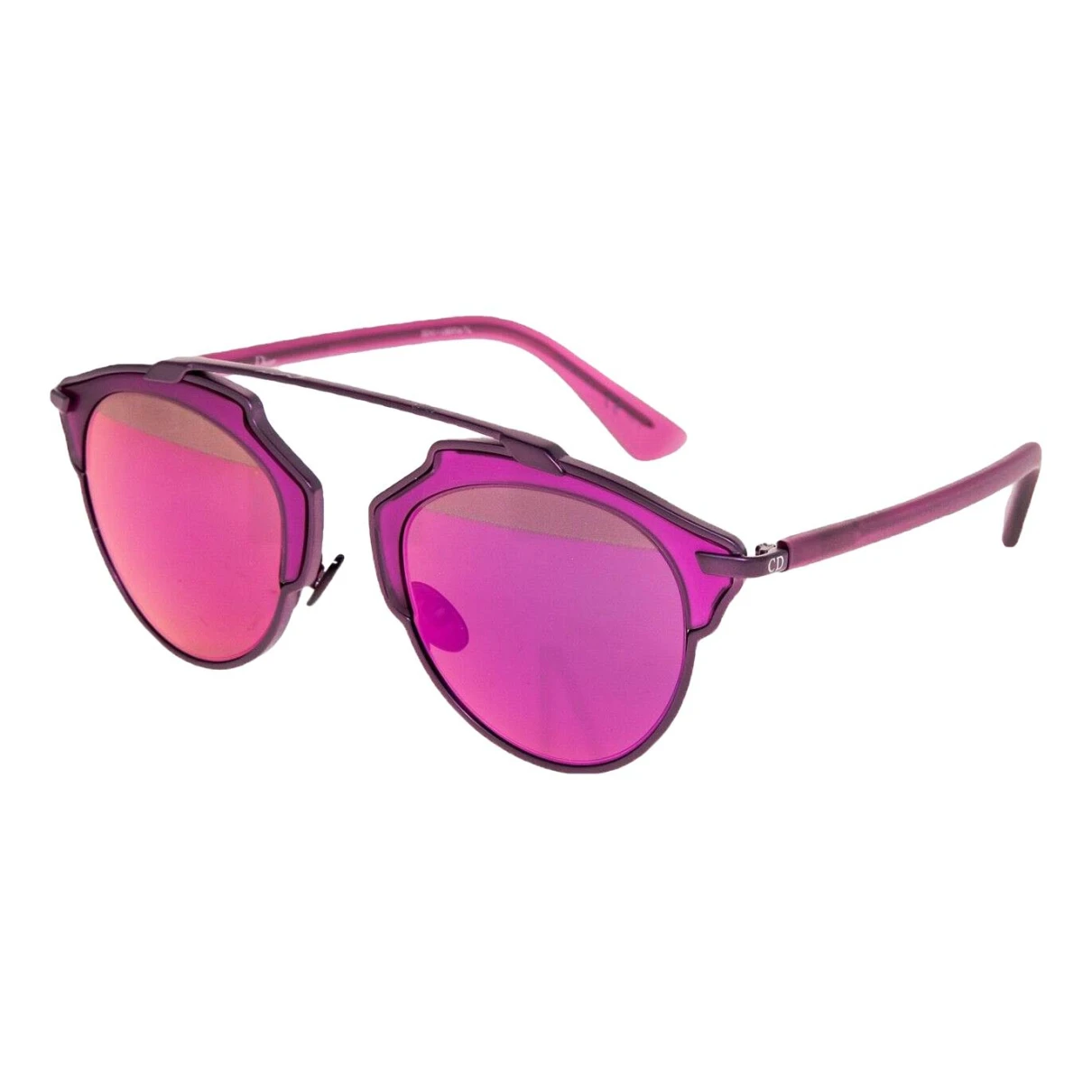 Pre-owned Dior So Real Sunglasses In Purple