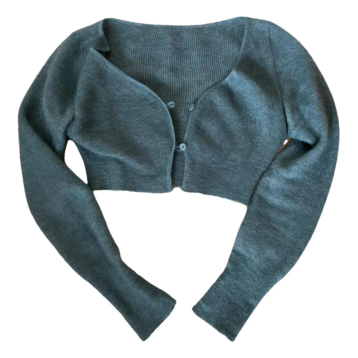 Pre-owned Jacquemus Wool Cardigan In Green