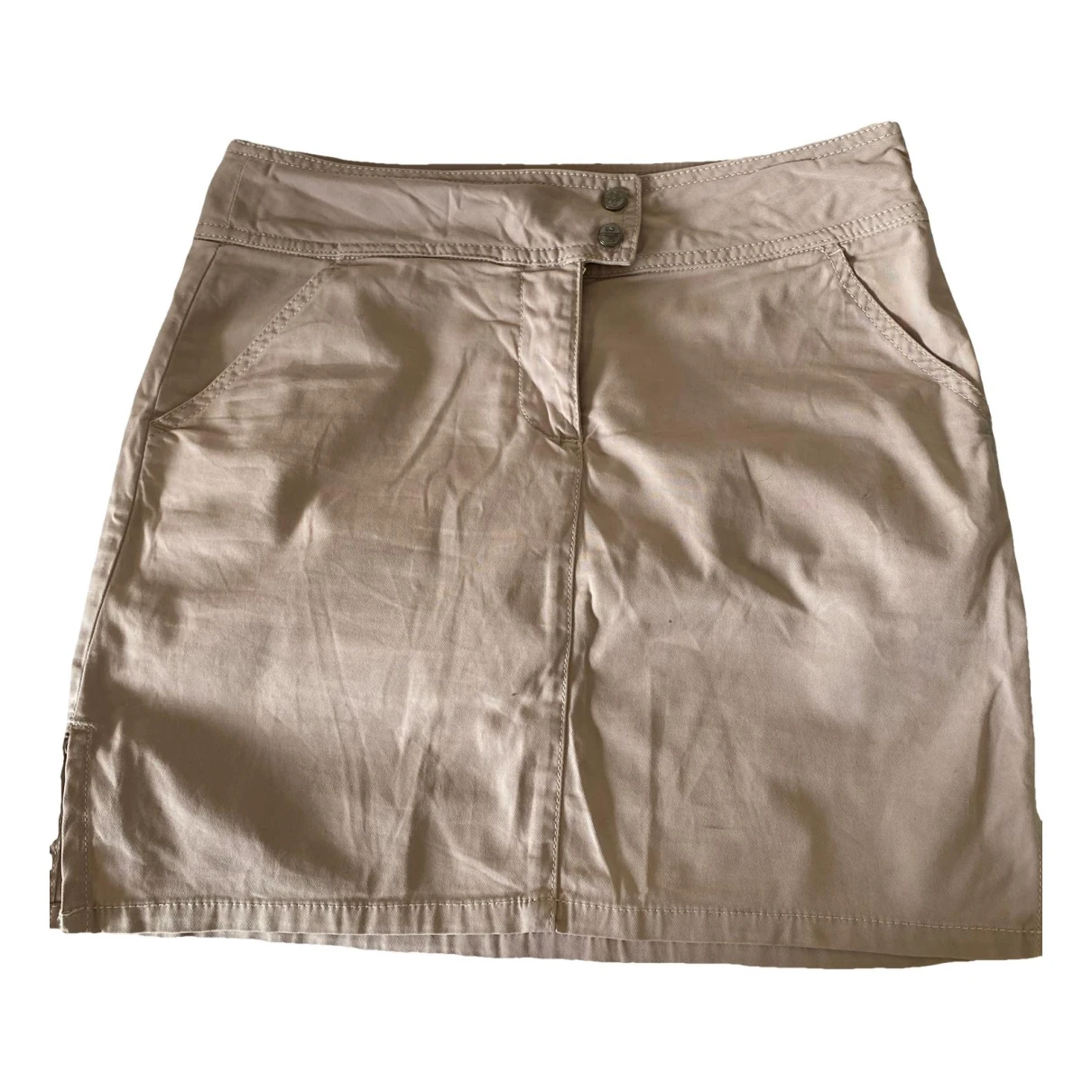 Pre-owned North Sails Mini Skirt In Beige