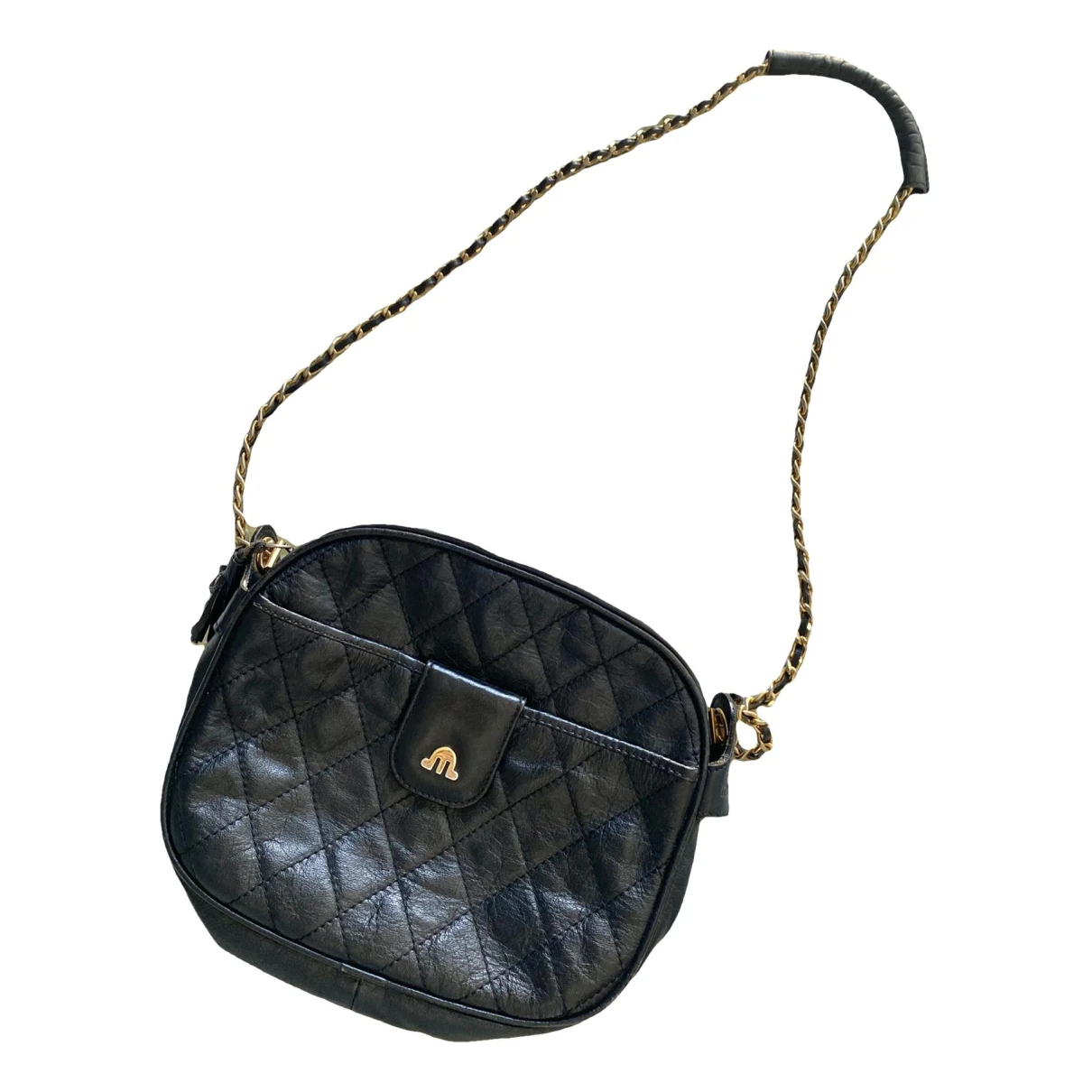 Pre-owned Maurice Lacroix Leather Handbag In Black