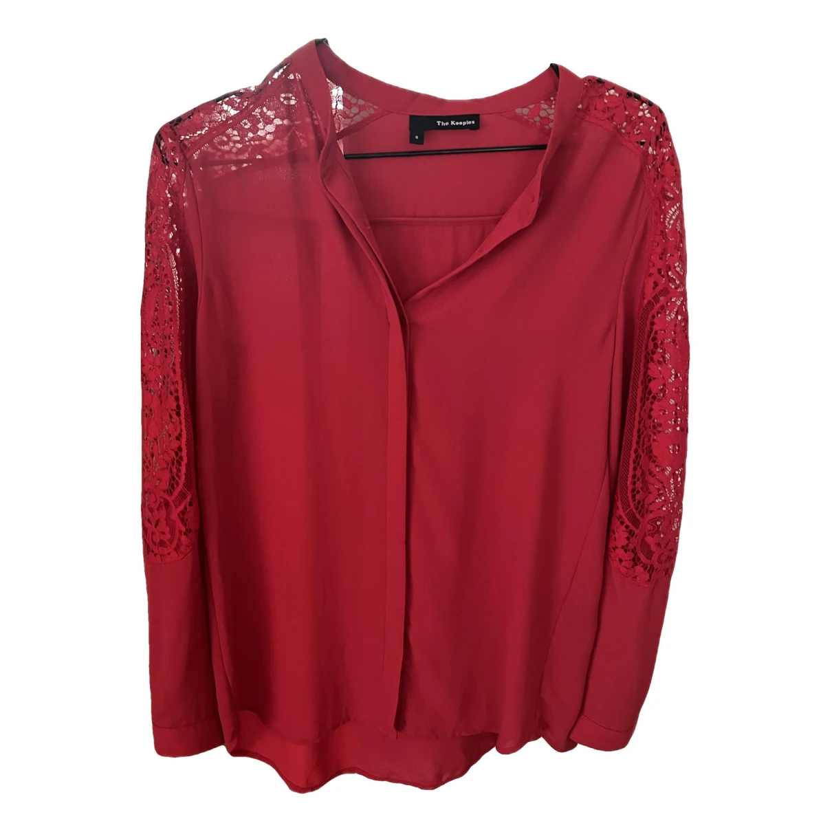 Pre-owned The Kooples Blouse In Red