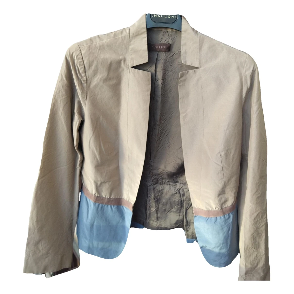 Pre-owned Peserico Silk Short Vest In Multicolour
