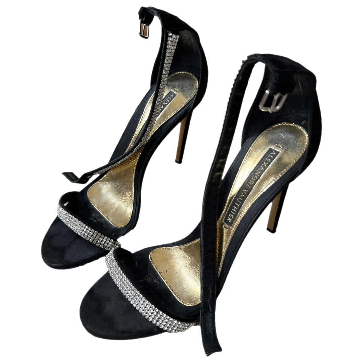 Pre-owned Alexandre Vauthier Sandals In Black