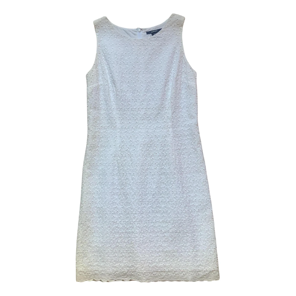 Pre-owned Gant Mid-length Dress In White