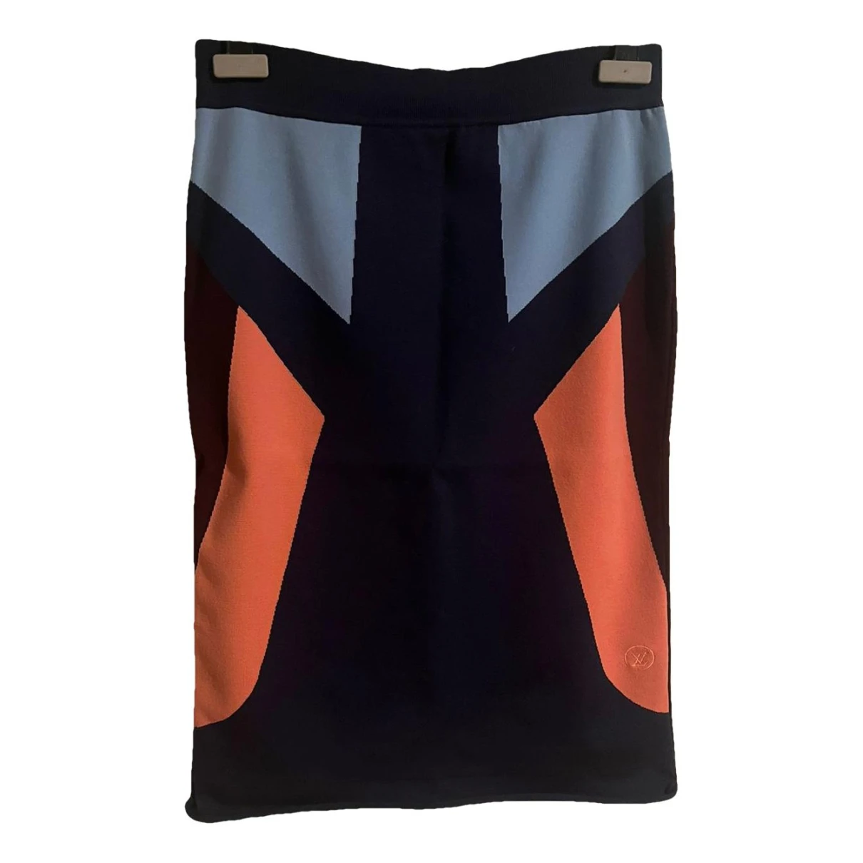 Pre-owned Louis Vuitton Silk Mid-length Skirt In Multicolour