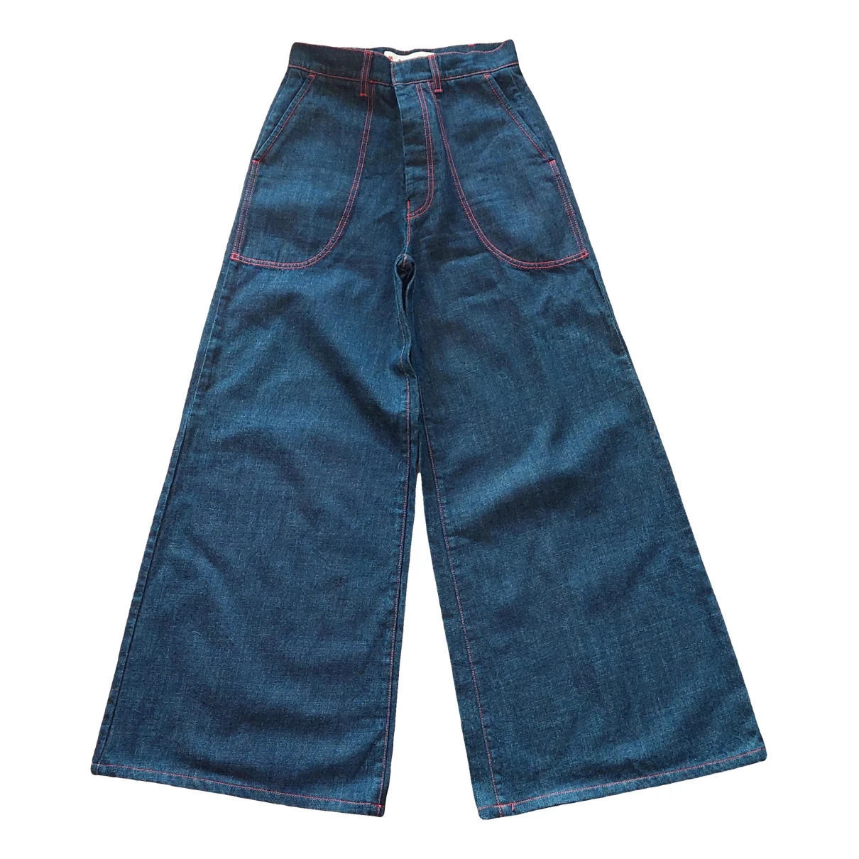Pre-owned Marni Slim Jeans In Blue