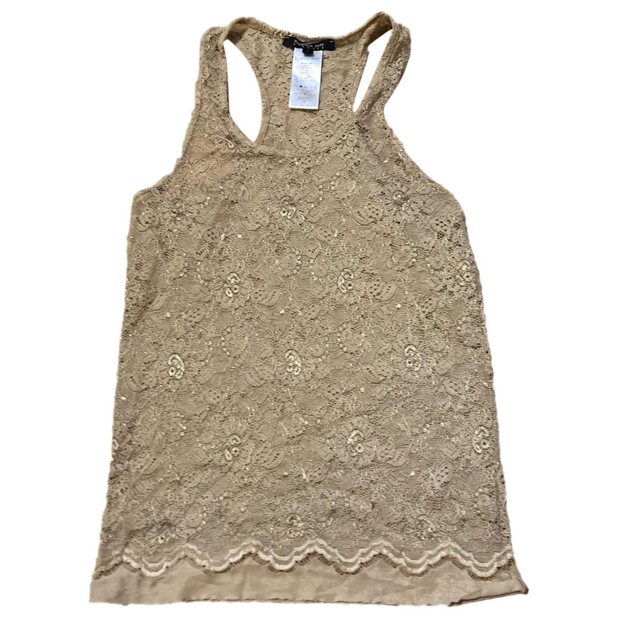 Pre-owned Patrizia Pepe Camisole In Gold