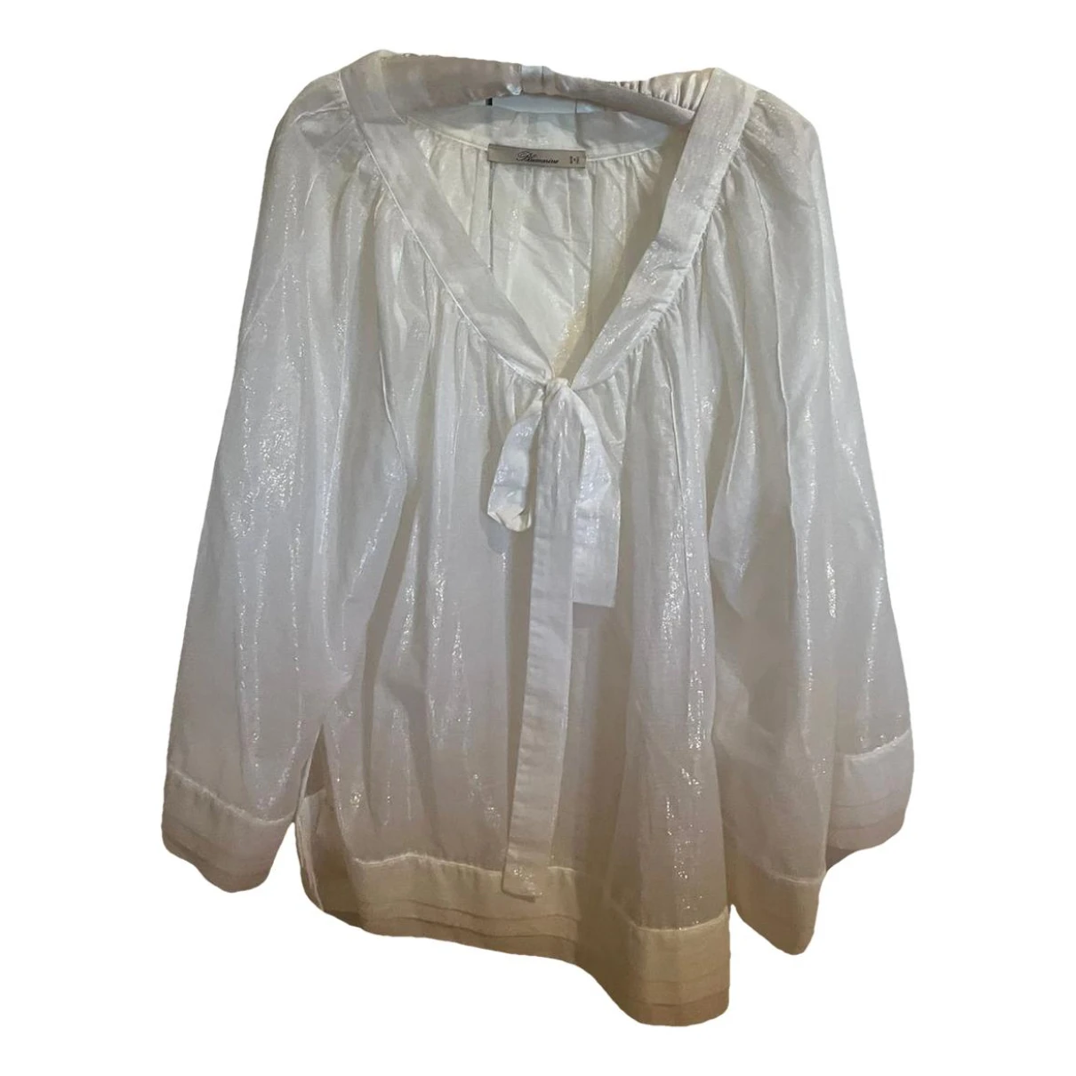 Pre-owned Blumarine Blouse In White