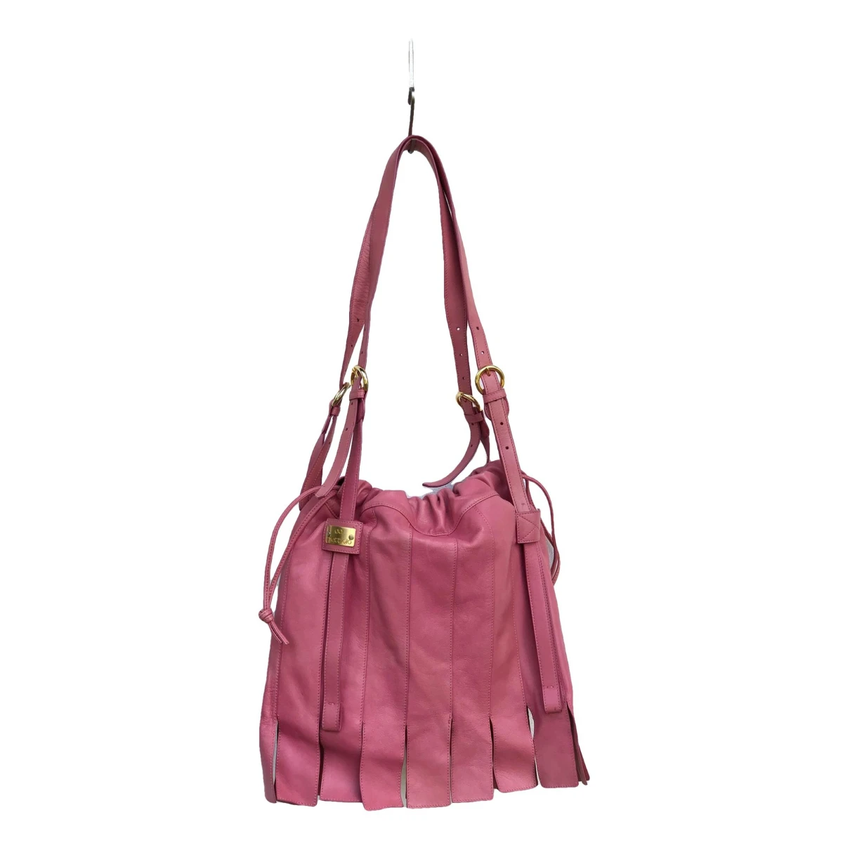 Pre-owned Gai Mattiolo Leather Handbag In Pink