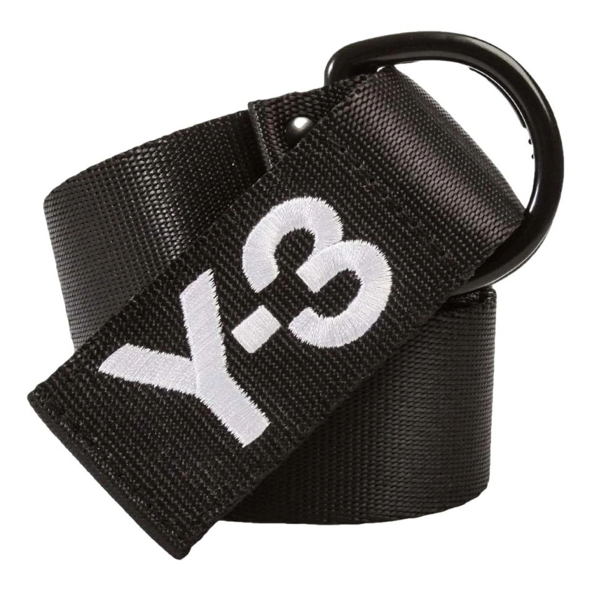 Pre-owned Y-3 By Yohji Yamamoto Cloth Belt In Black