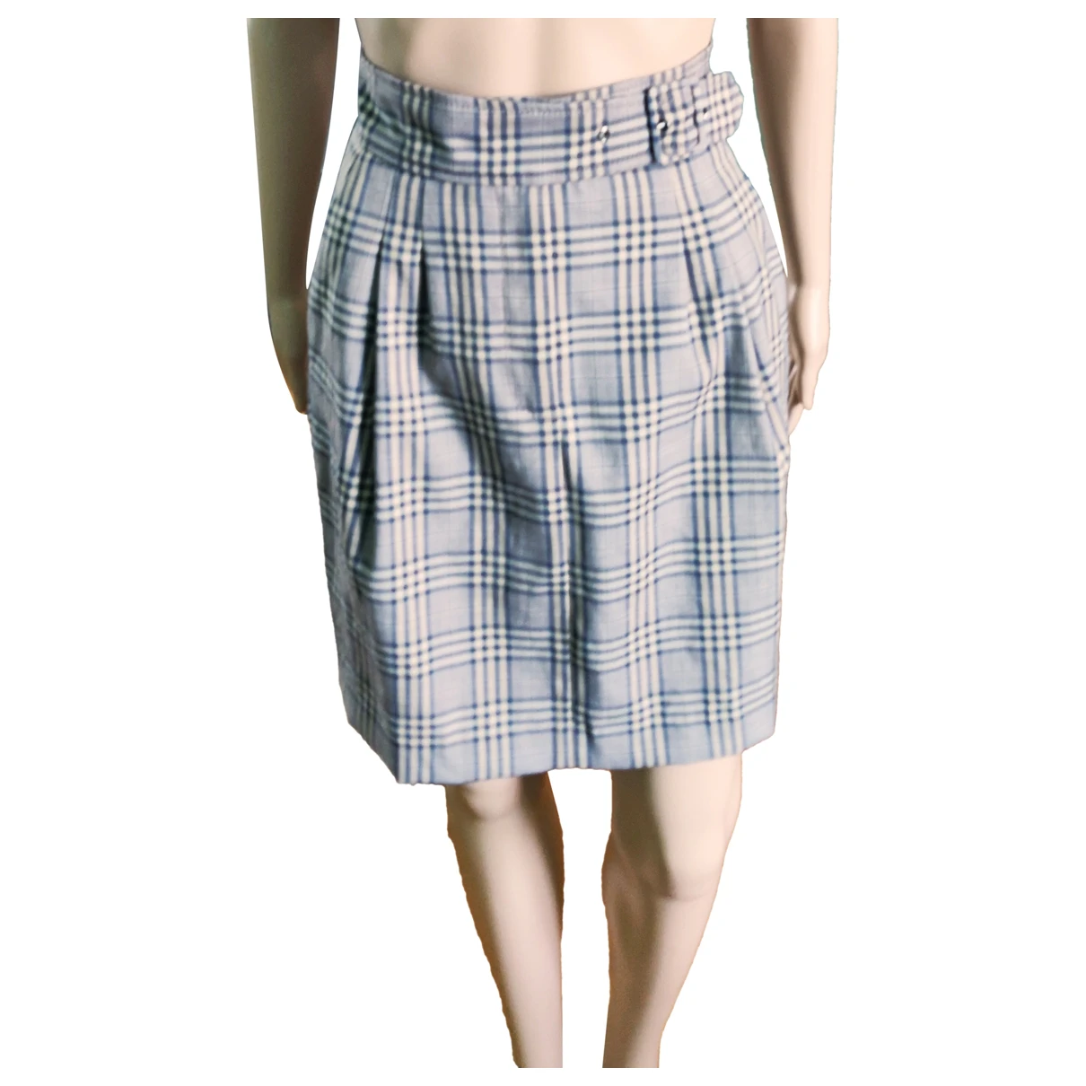 Pre-owned Tara Jarmon Mid-length Skirt In Ecru