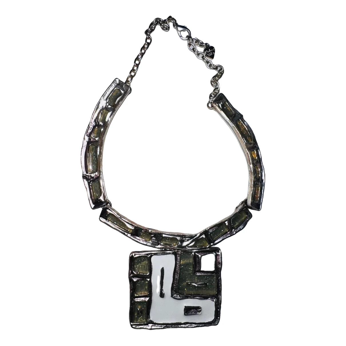 Pre-owned Dolce Vita Necklace In Grey