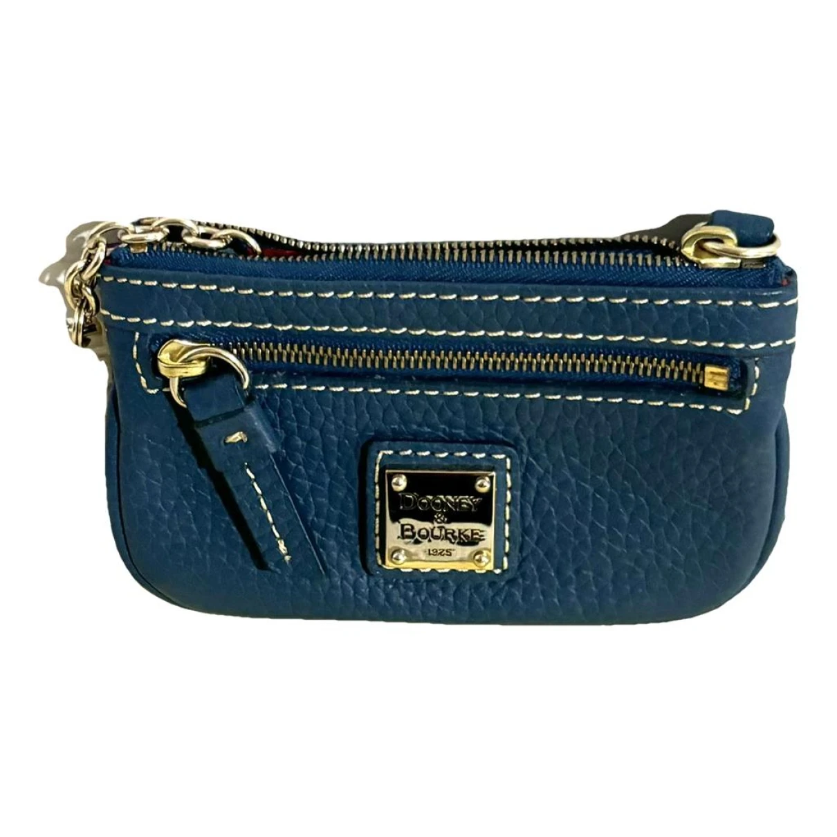 Pre-owned Dooney & Bourke Leather Wallet In Blue