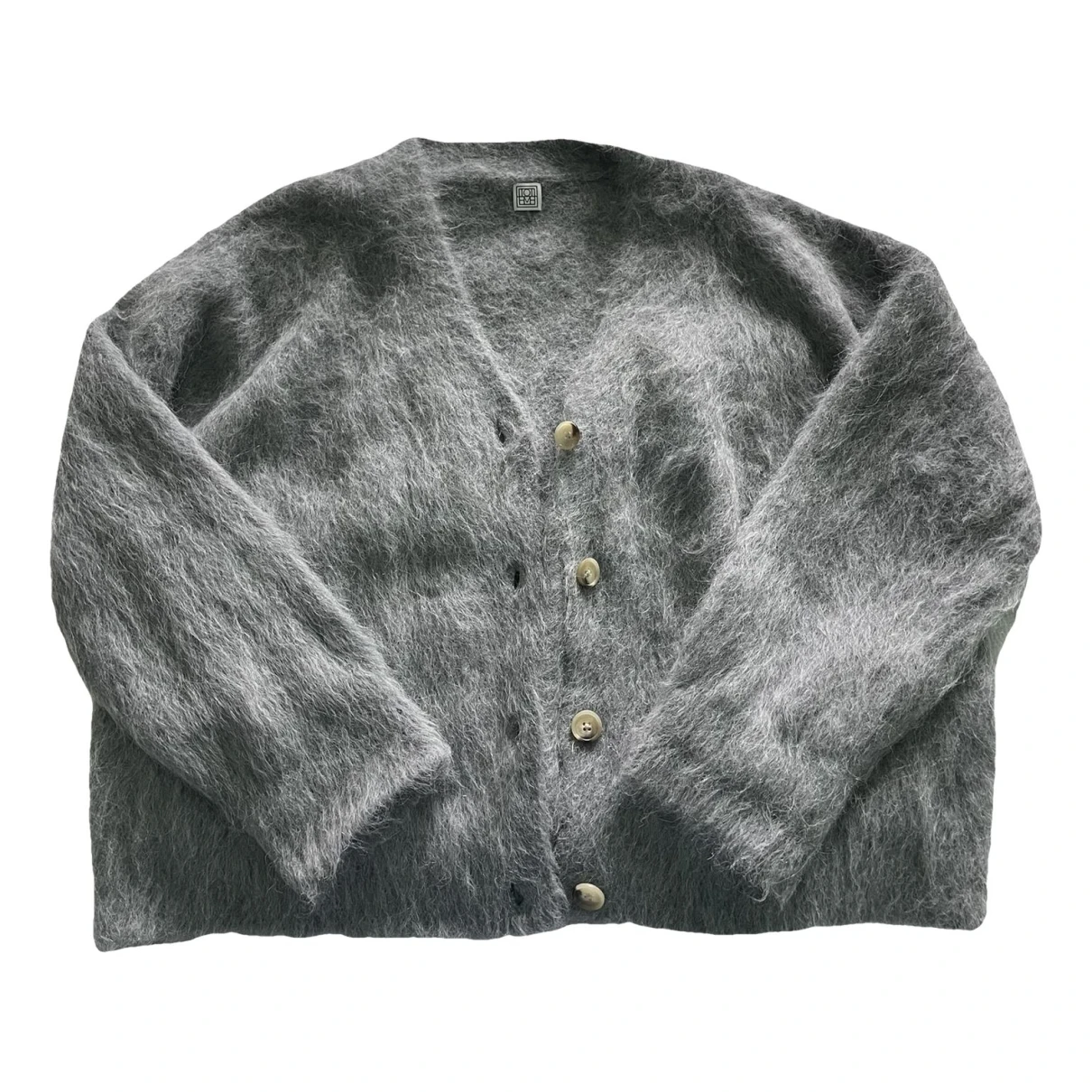 Pre-owned Totême Wool Jumper In Grey